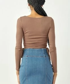 KANCAN Bella High Rise Lace Up Corset Skirt Shorts & Skirts