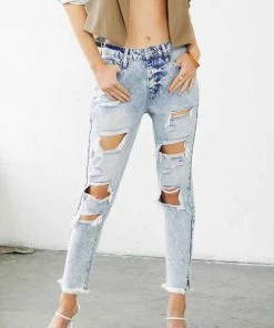KANCAN Collie High Rise Mom Jeans