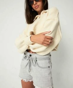 KANCAN Tamsin Ultra High Rise Belted Shorts