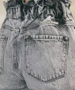 KANCAN Akali Ultra High Rise Paperbag Boyfriend Jeans