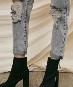 KANCAN Akali Ultra High Rise Paperbag Boyfriend Jeans