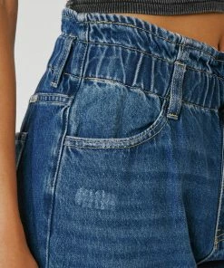 KANCAN Olivia Ultra High Rise Paperbag Boyfriend Jeans New Arrivals