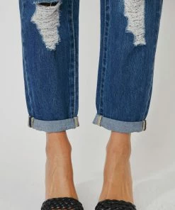 KANCAN Olivia Ultra High Rise Paperbag Boyfriend Jeans New Arrivals