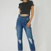 KANCAN Olivia Ultra High Rise Paperbag Boyfriend Jeans New Arrivals
