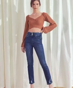 KANCAN Straight Leg Cadence Ultra High Rise Slim Straight Jeans 62 KANCAN Straight Leg Cadence Ultra High Rise Slim Straight Jeans