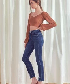 KANCAN Straight Leg Cadence Ultra High Rise Slim Straight Jeans 65 KANCAN Straight Leg Cadence Ultra High Rise Slim Straight Jeans