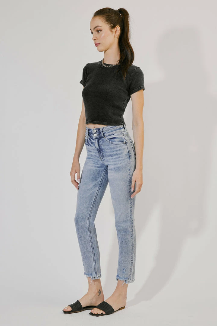 KANCAN Straight Leg Cadence Ultra High Rise Slim Straight Jeans 14 KANCAN Straight Leg Cadence Ultra High Rise Slim Straight Jeans