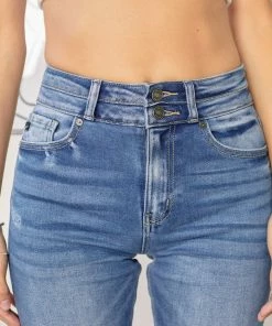 KANCAN Straight Leg Cadence Ultra High Rise Slim Straight Jeans 61 KANCAN Straight Leg Cadence Ultra High Rise Slim Straight Jeans