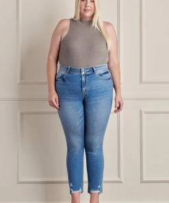 KANCAN Rosemary High Rise Straight Jeans - Plus