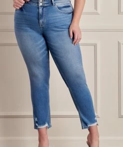KANCAN Rosemary High Rise Straight Jeans - Plus