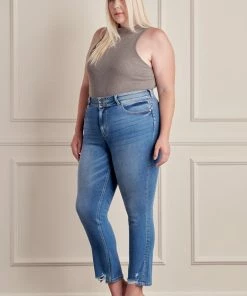 KANCAN Rosemary High Rise Straight Jeans - Plus