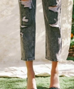 KANCAN Rita High Rise Slim Straight Jeans Straight Leg