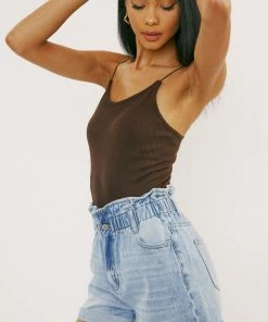 KANCAN Izzie Paperbag Ultra High Rise Shorts New Arrivals