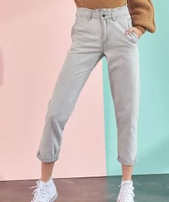 KANCAN Kastel Ultra High Rise Paperbag Mom Jeans