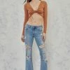 KANCAN Flare & Bootcut Tara Mid Rise Flare Jeans