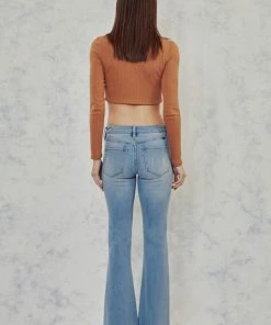 KANCAN Flare & Bootcut Tara Mid Rise Flare Jeans