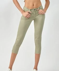 Official Kancan USA Lilian Mid Rise Capris Skinny