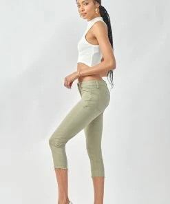 Official Kancan USA Lilian Mid Rise Capris Skinny