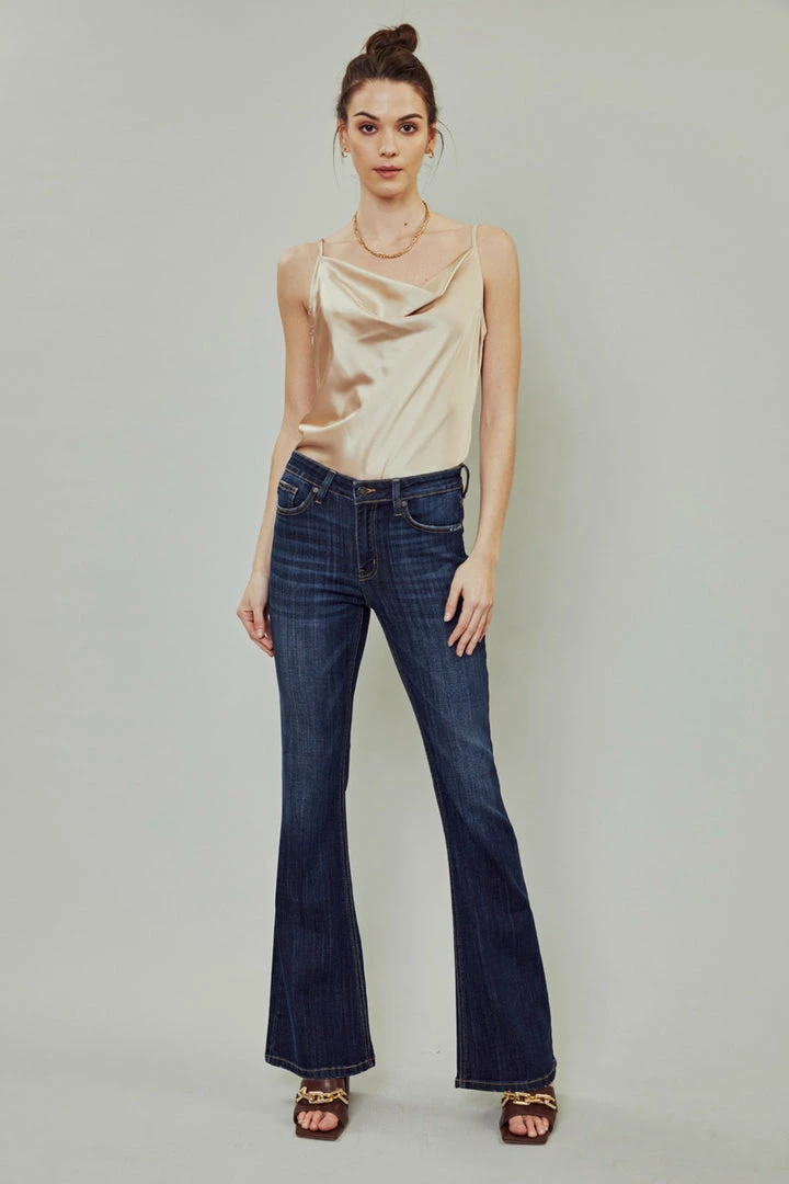 KANCAN Hayden Mid Rise Flare Jeans - Petite 3 KANCAN Hayden Mid Rise Flare Jeans - Petite