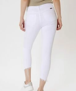 KANCAN Brianna Mid Rise Cropped Skinny Jeans