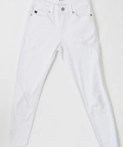 KANCAN Brianna Mid Rise Cropped Skinny Jeans