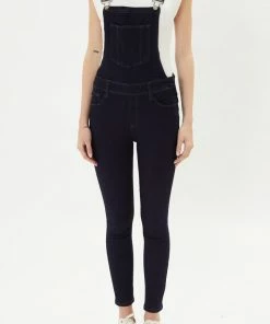 KANCAN Topanga High Rise Ankle Skinny Overalls