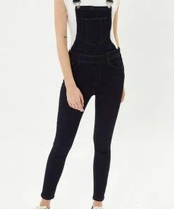 KANCAN Topanga High Rise Ankle Skinny Overalls