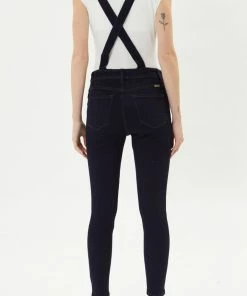 KANCAN Topanga High Rise Ankle Skinny Overalls