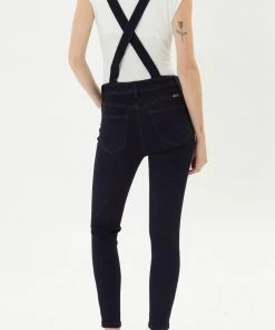 KANCAN Topanga High Rise Ankle Skinny Overalls