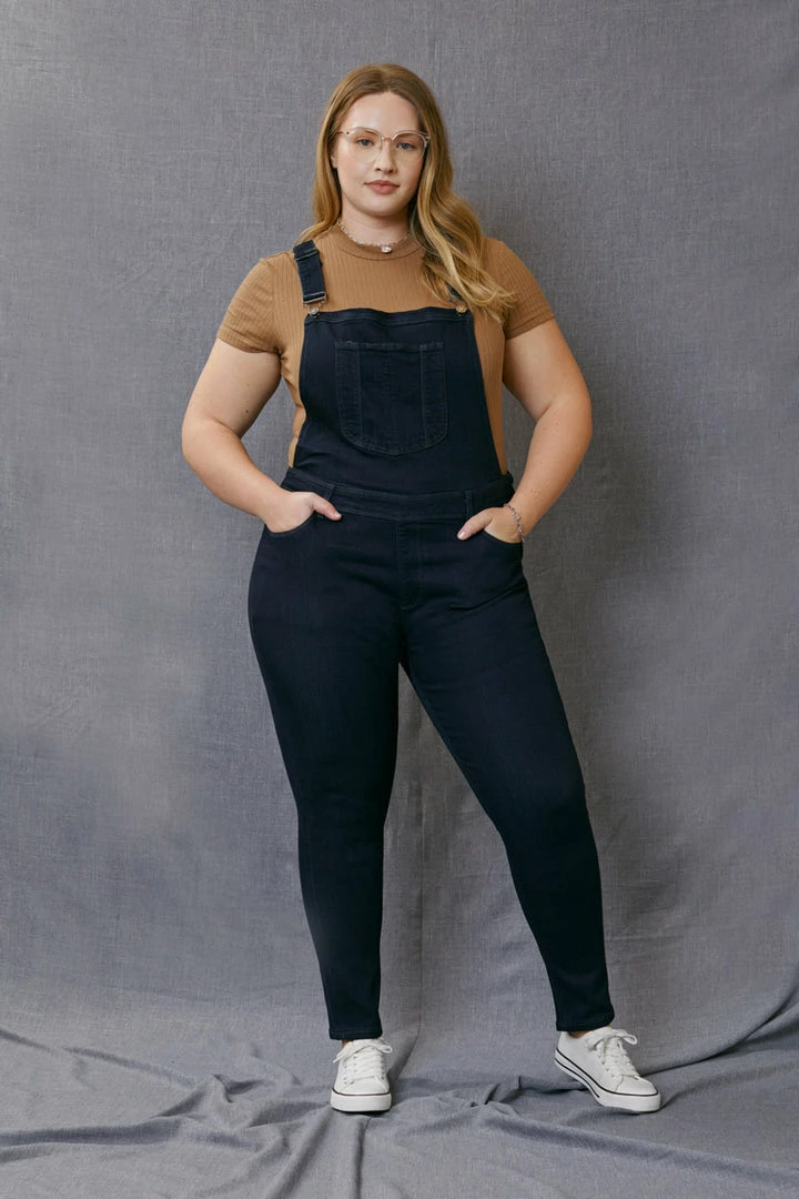 KANCAN Angelica High Rise Overall Skinny Jeans - Plus 3 KANCAN Angelica High Rise Overall Skinny Jeans - Plus