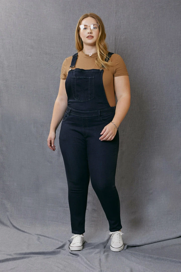 KANCAN Angelica High Rise Overall Skinny Jeans - Plus 4 KANCAN Angelica High Rise Overall Skinny Jeans - Plus