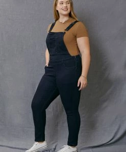 KANCAN Angelica High Rise Overall Skinny Jeans - Plus 12 KANCAN Angelica High Rise Overall Skinny Jeans - Plus