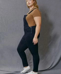 KANCAN Angelica High Rise Overall Skinny Jeans - Plus 13 KANCAN Angelica High Rise Overall Skinny Jeans - Plus