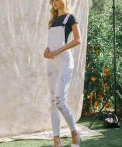KANCAN Topanga High Rise Ankle Skinny Overalls