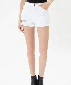 KANCAN Ethel High Rise Distressed Shorts Shorts & Skirts