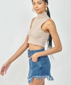 KANCAN Jazzy Fringed Hem Mini Skirt Shorts & Skirts