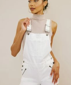 KANCAN Overalls Noelle High Rise Overall Shorts