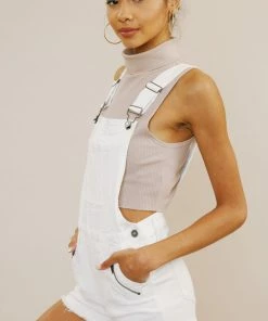 KANCAN Overalls Noelle High Rise Overall Shorts