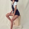 KANCAN Micah High Rise Overall Shorts Overalls
