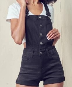 KANCAN Micah High Rise Overall Shorts Overalls