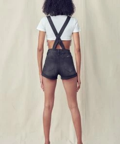 KANCAN Micah High Rise Overall Shorts Overalls