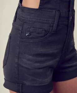 KANCAN Micah High Rise Overall Shorts Overalls