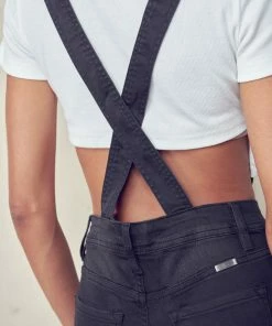 KANCAN Micah High Rise Overall Shorts Overalls