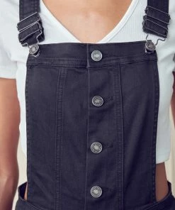 KANCAN Micah High Rise Overall Shorts Overalls