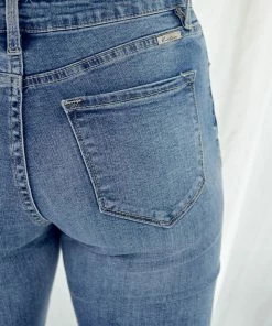 KANCAN Larisal High Rise Patched Ankle Skinny Jeans