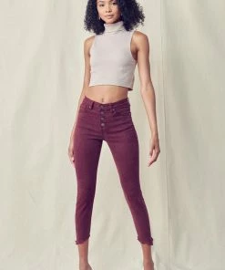 KANCAN Tayona High Rise Cropped Skinny Jeans