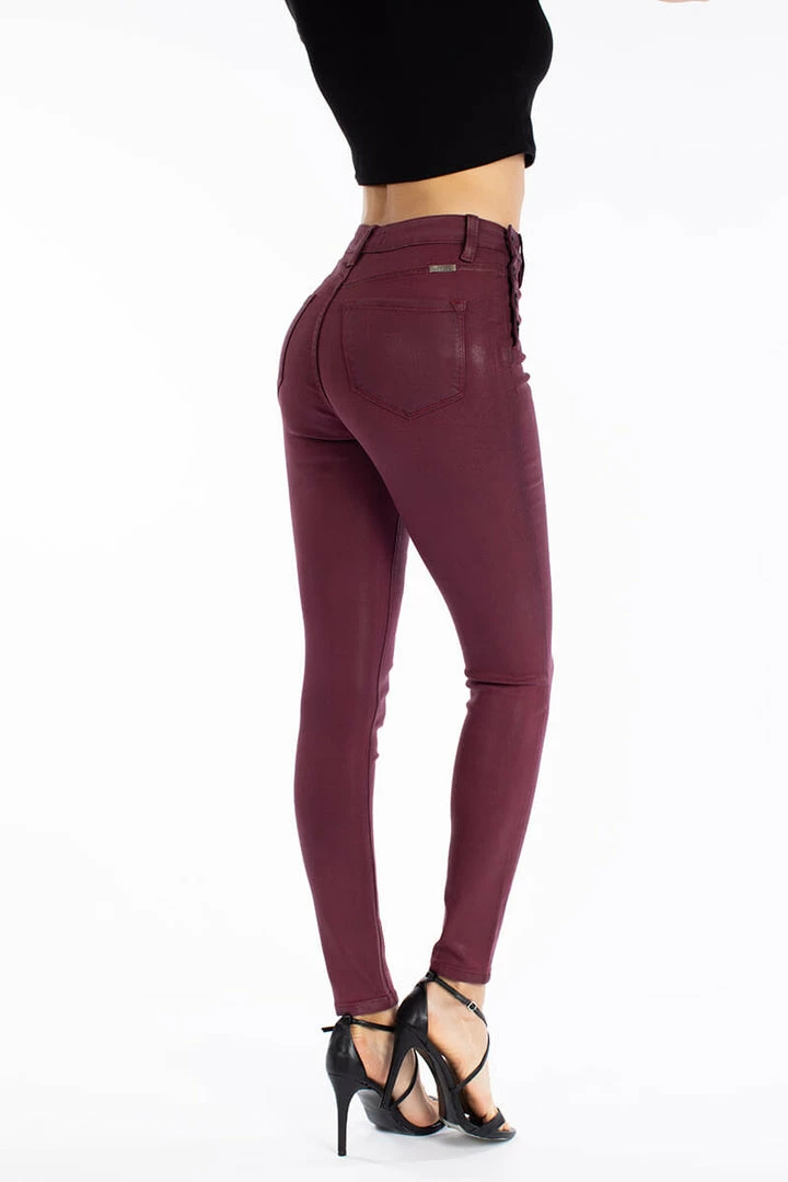 KANCAN Georgie High Rise Coated Super Skinny Jeans 6 KANCAN Georgie High Rise Coated Super Skinny Jeans