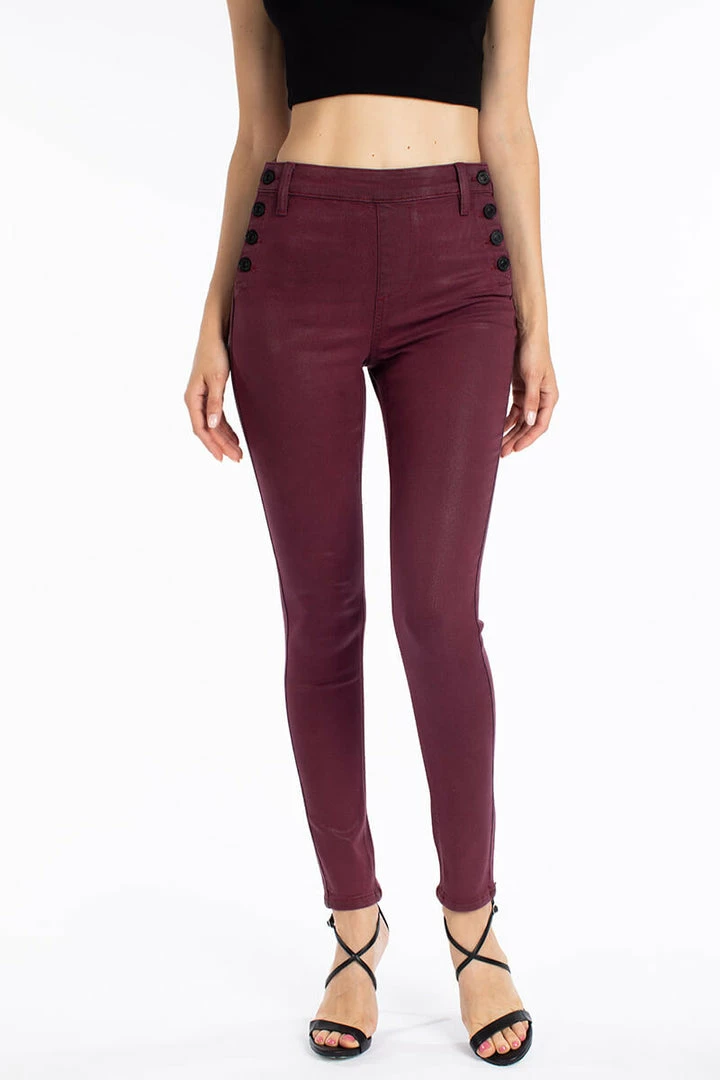 KANCAN Georgie High Rise Coated Super Skinny Jeans 5 KANCAN Georgie High Rise Coated Super Skinny Jeans