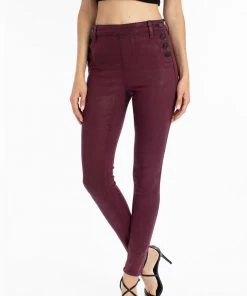 KANCAN Georgie High Rise Coated Super Skinny Jeans
