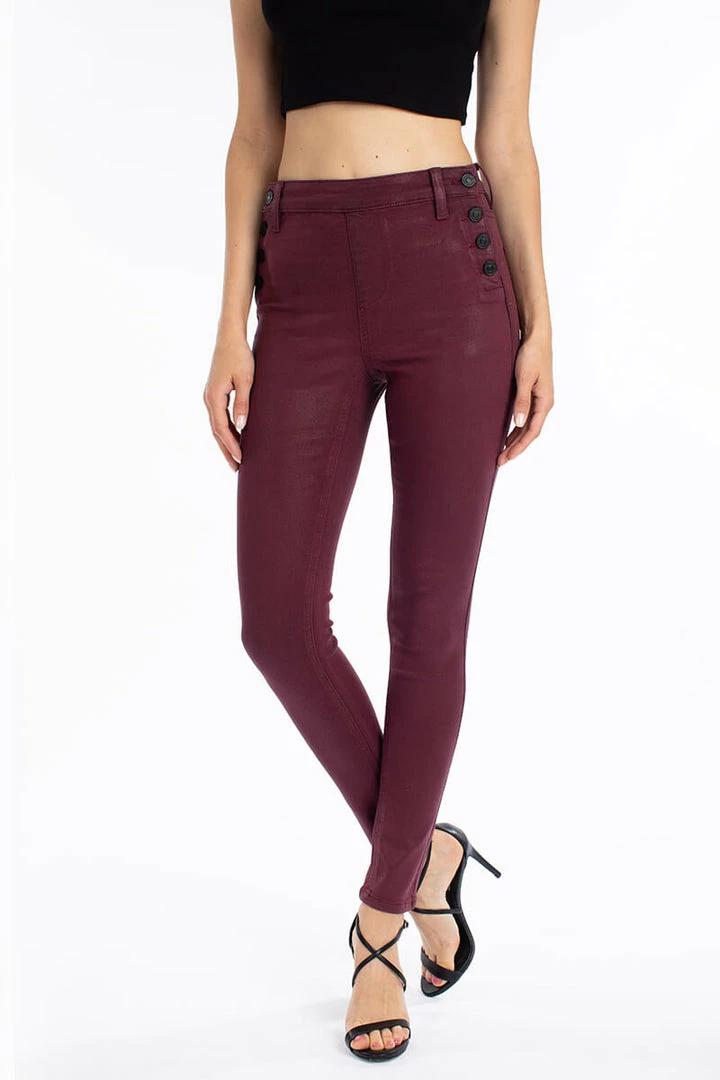 KANCAN Georgie High Rise Coated Super Skinny Jeans 3 KANCAN Georgie High Rise Coated Super Skinny Jeans